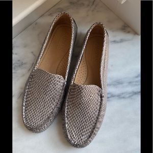 Ralph Lauren snakeskin pattern loafers